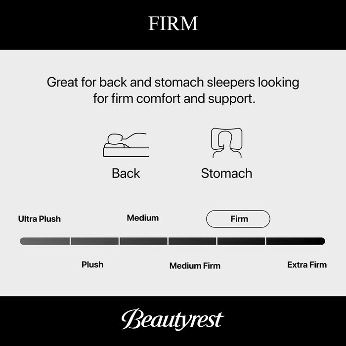 Beautyrest World Class Level Four Hybrid Firm Mattress