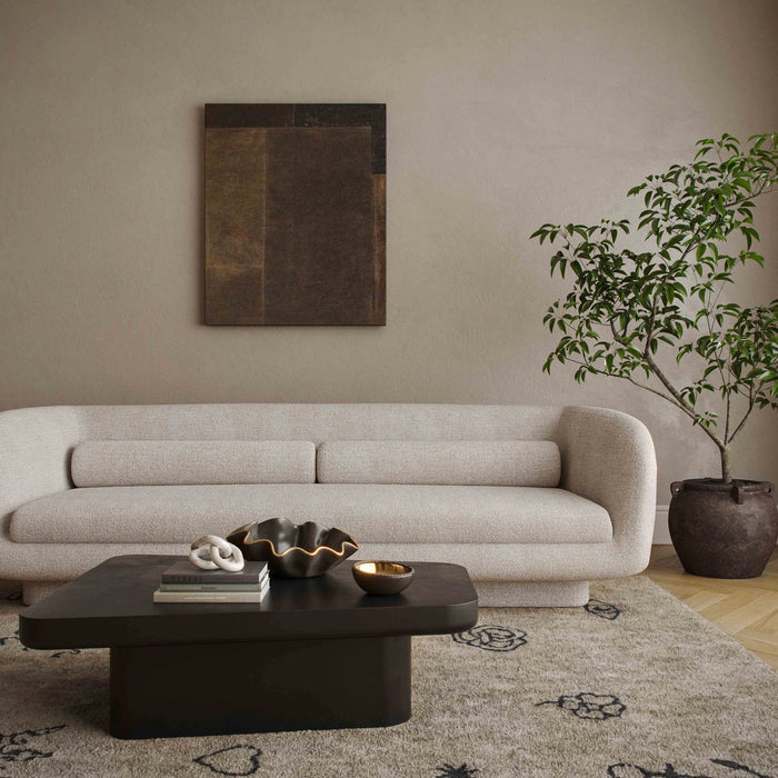 Yoko Black Coffee Table (31.5"-38.6")