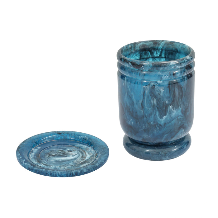 Channeled Swirl Resin Kiddush Cup