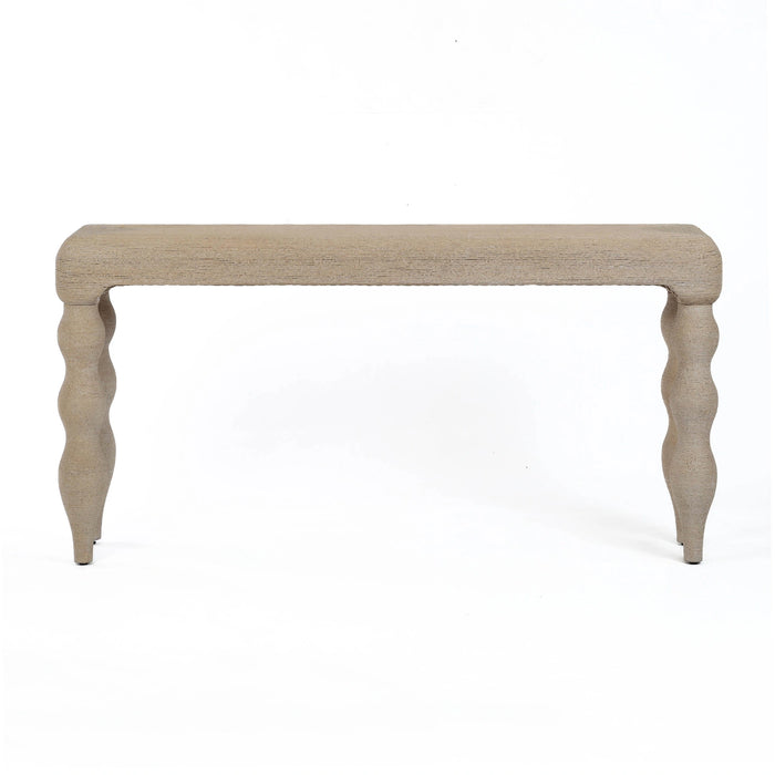 Vicky 68" Natural Woven Seagrass Console Table