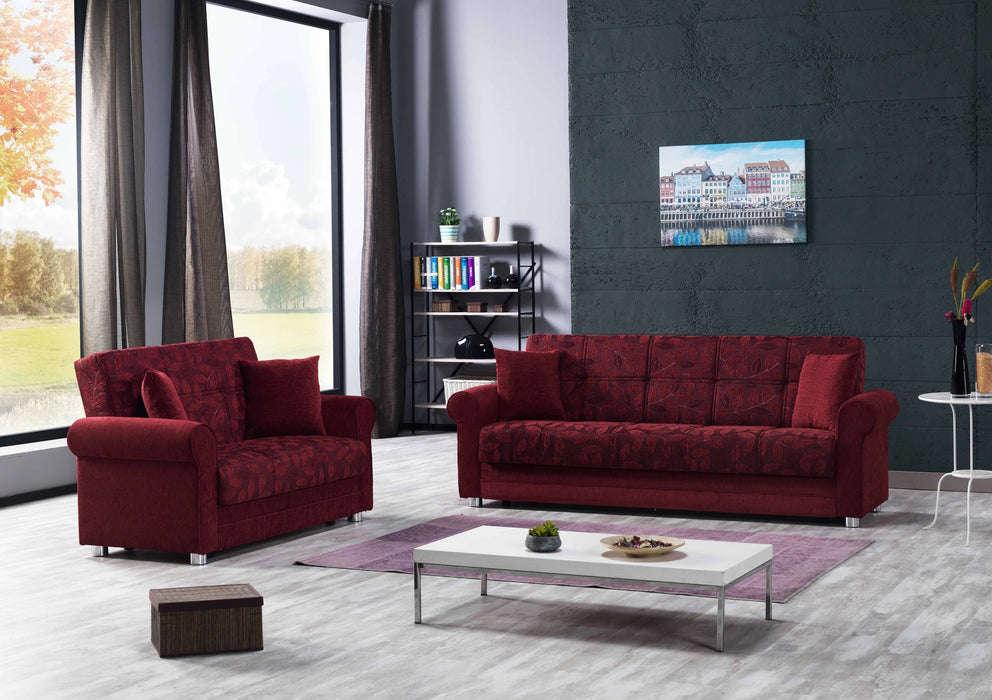 Ottomanson Rio Grande Collection Upholstered Convertible Sofabed with Storage