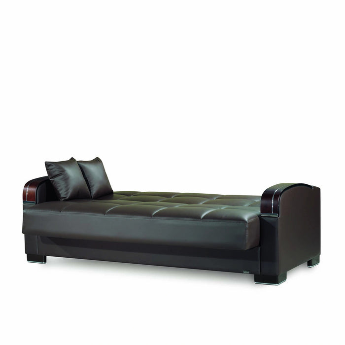 Ottomanson Mobimax Collection Upholstered Convertible Sofabed with Storage