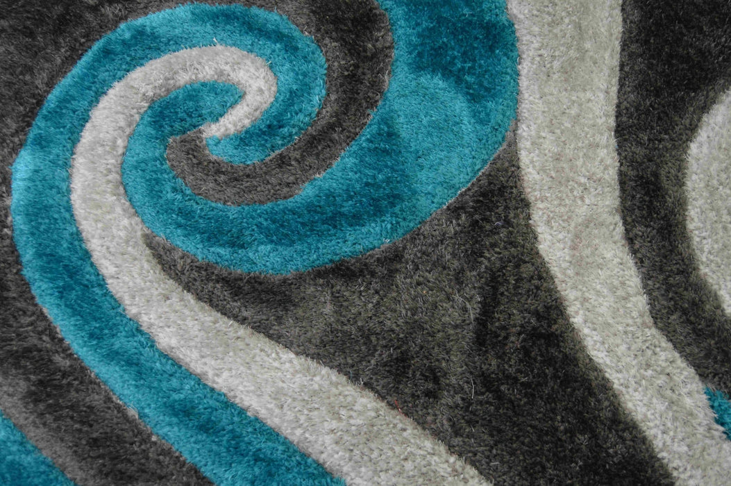 4D SHAGGY Rug Design 6499