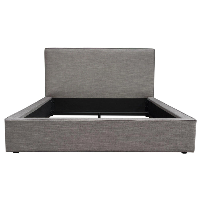 Cloud 43" Low Profile Queen Bed in Grey Fabric by Diamond Sofa