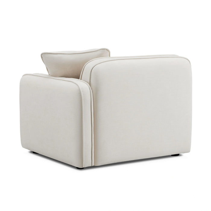 Travie Performance Corduroy Velvet Corner Chair