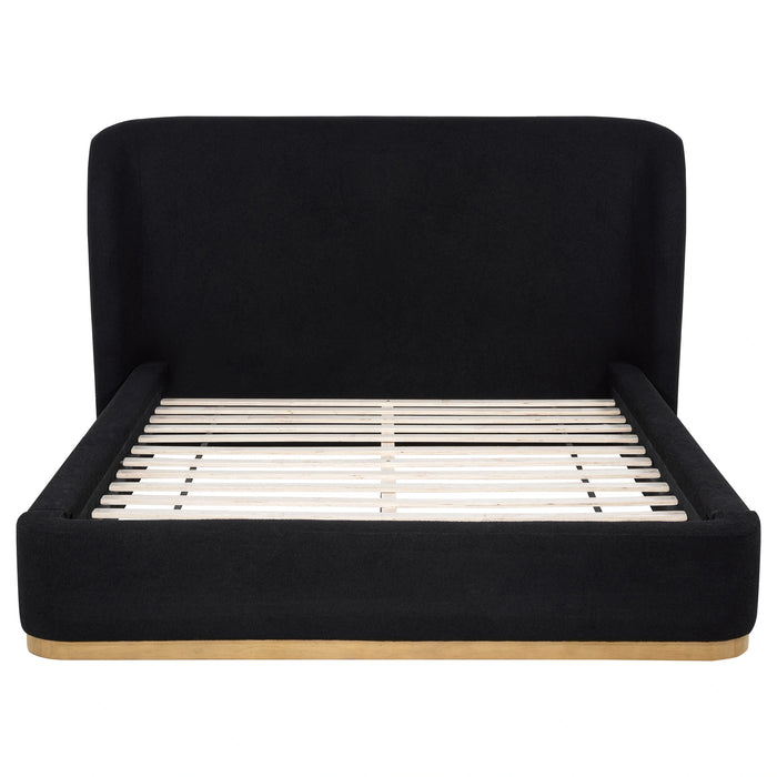 Blaire Upholstered Wingback Platform Bed