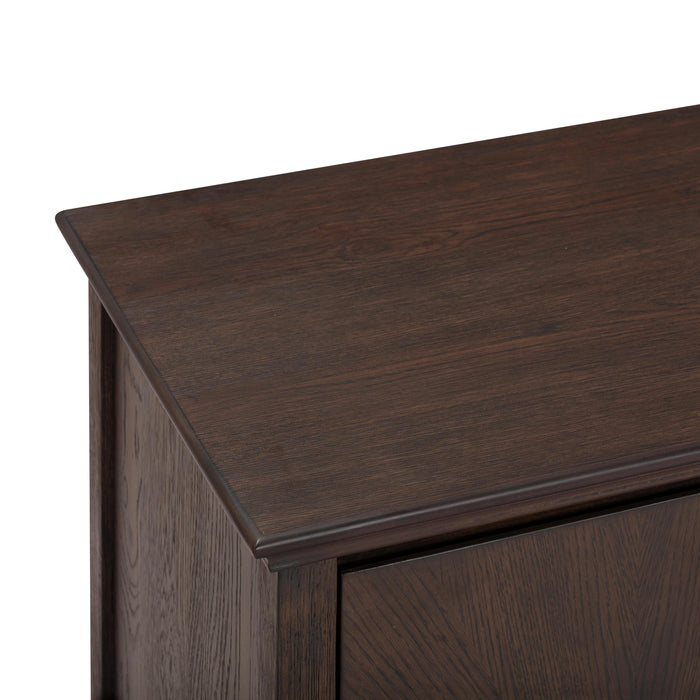 Mila 76" Dark Brown Sideboard