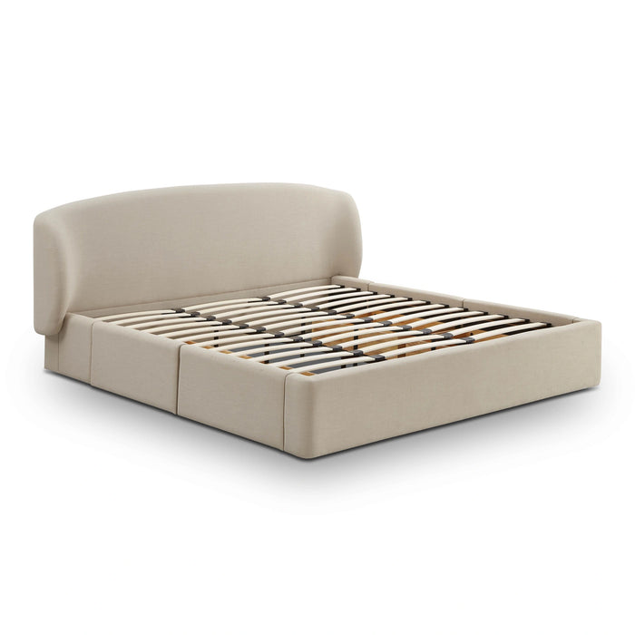 Corey Upcycled Performance Linen Storage Bed