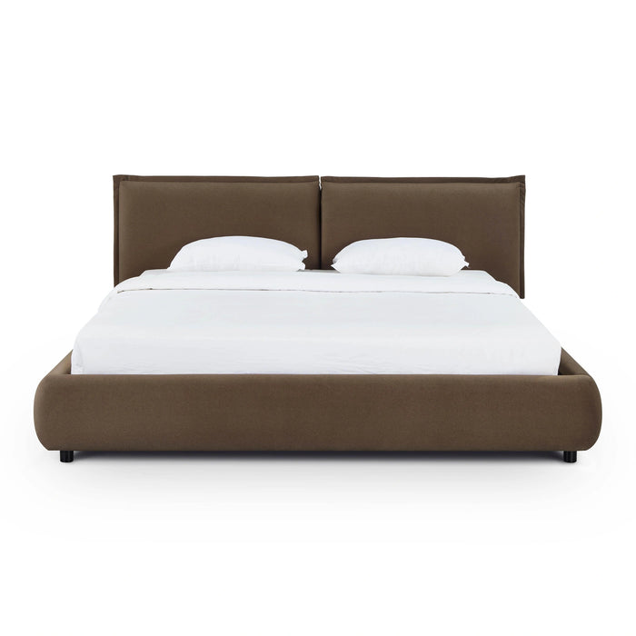 Mel Performance Faux Mohair Velvet Bed