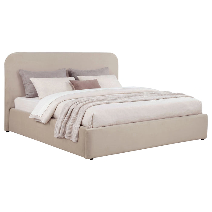 Anders Upholstered Storage Lift Platform Bed