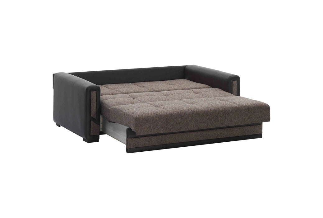 Ottomanson Mondomax Collection Upholstered Convertible Sofabed with Storage