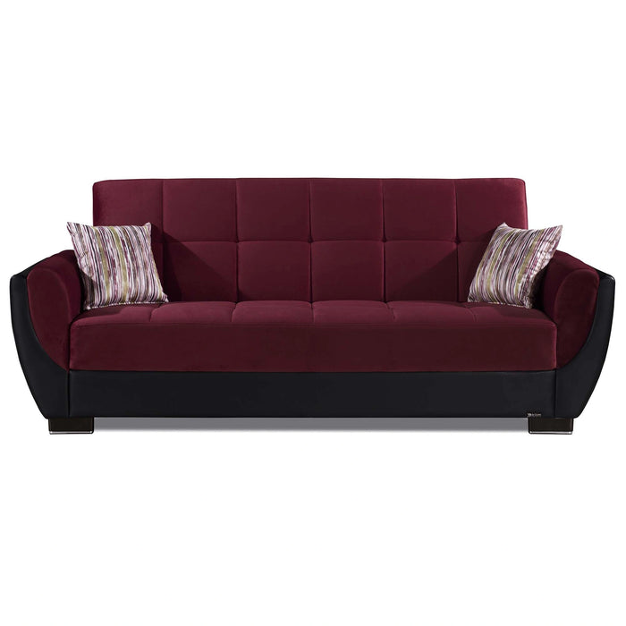 Ottomanson Armada Air Collection Upholstered Convertible Sofabed with Storage