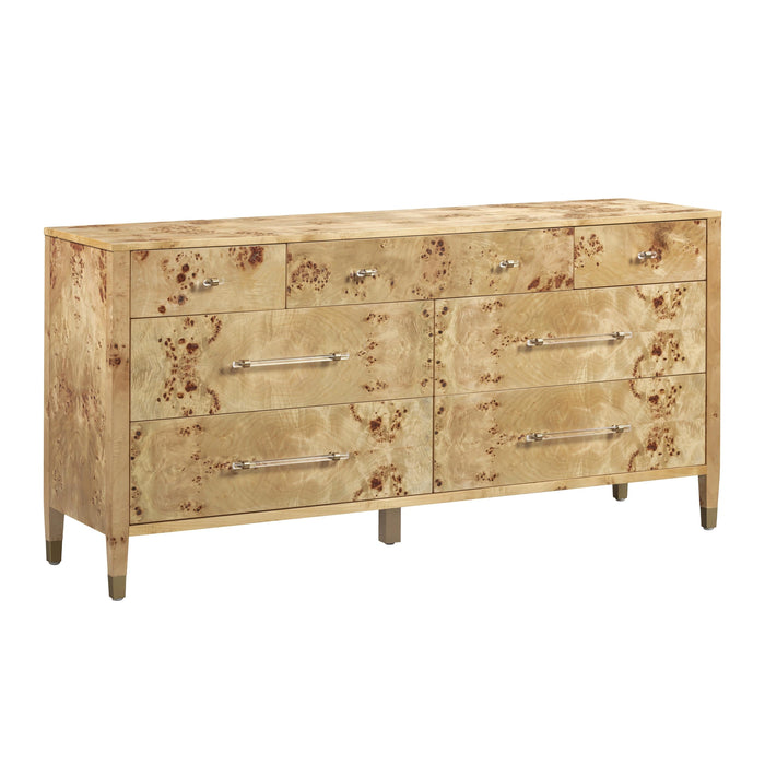 Brandyss 62" Burl 7-Drawer Dresser