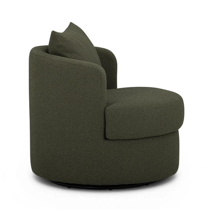 Silvi Performance Boucle Swivel Accent Chair
