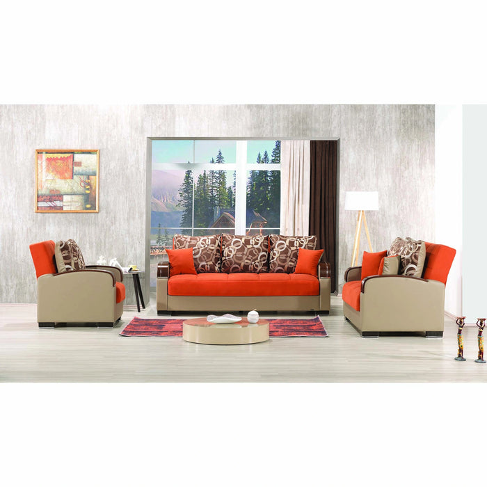 Ottomanson Mobimax Collection Upholstered Convertible Sofabed with Storage