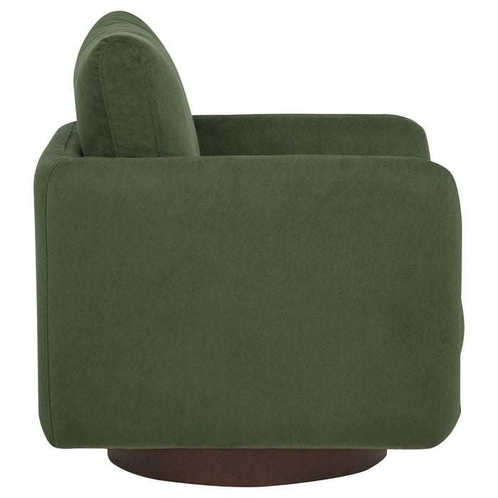 Iris Upholstered Swivel Accent Chair
