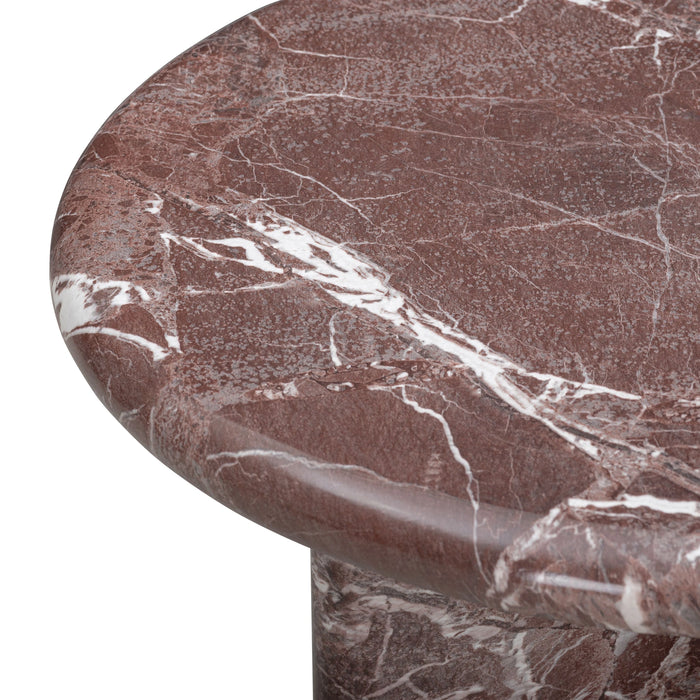 Juju Faux Marble Indoor/Outdoor Round Coffee Table (24"-32")