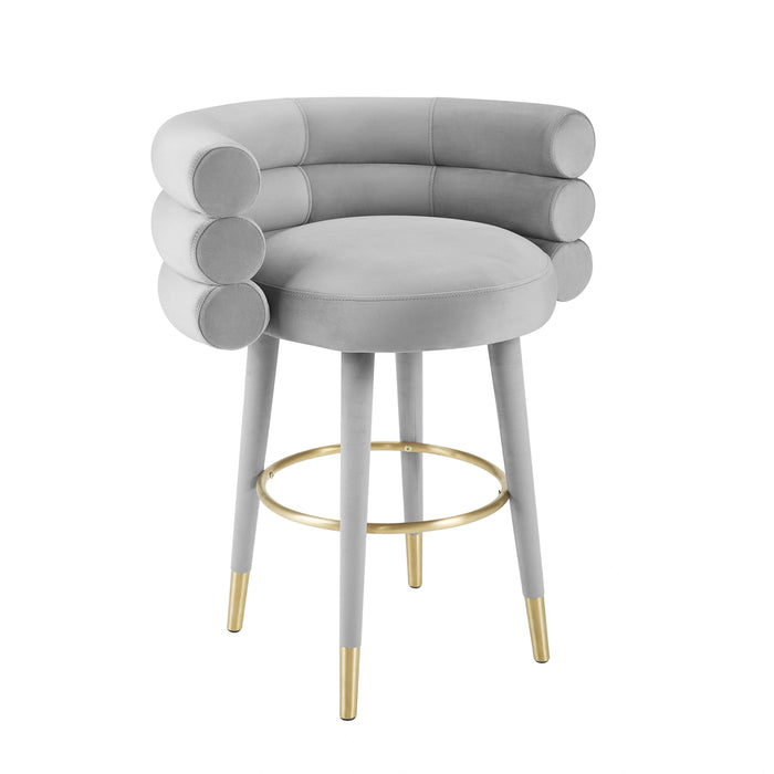 Betty Performance Velvet Stool