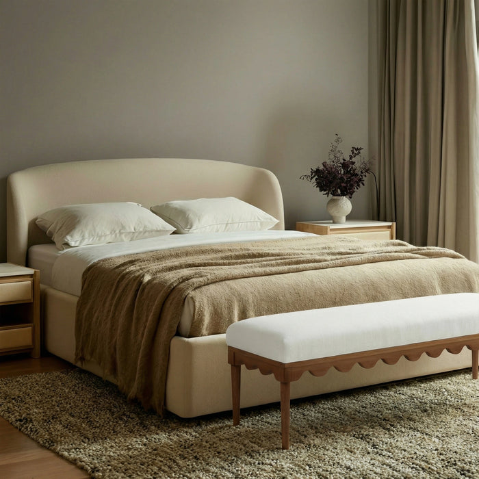 Oodle 56.5" Performance Vegan Mohair Bench