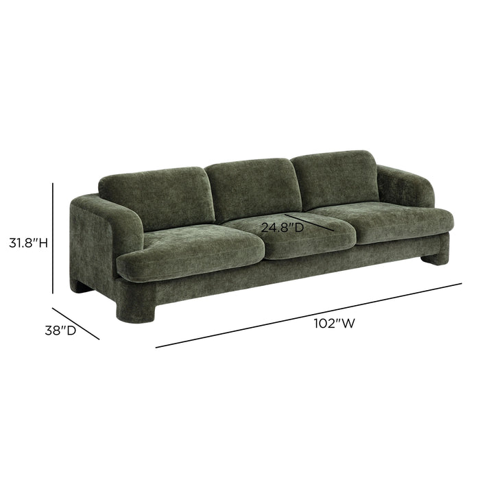 Halsey Textured Fabric Sofa