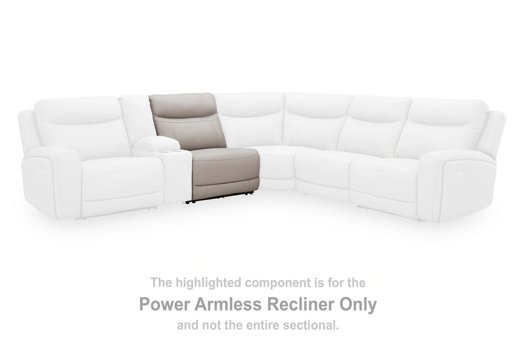 Gravier Power Reclining Sectional with Storage Console