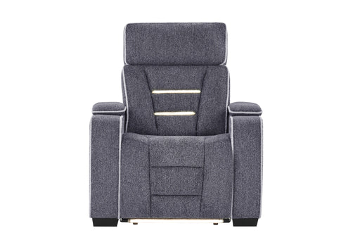 U1895 Grey P2 Recliner with IS and LED
