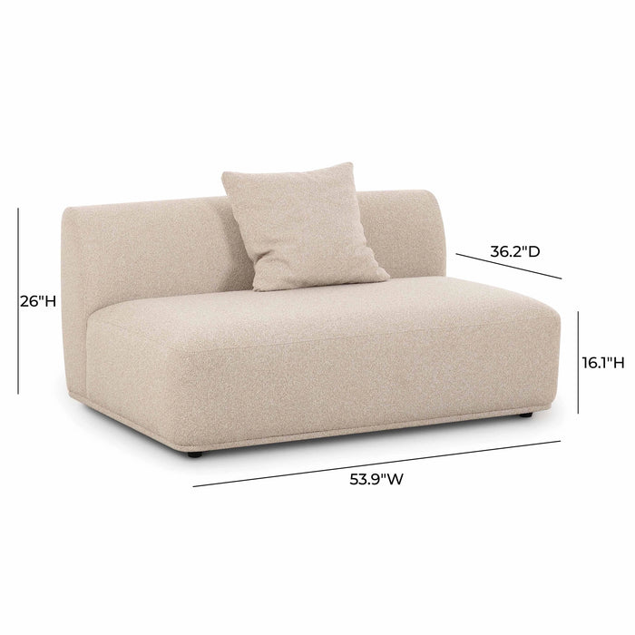 Sylvie 54" Armless Loveseat