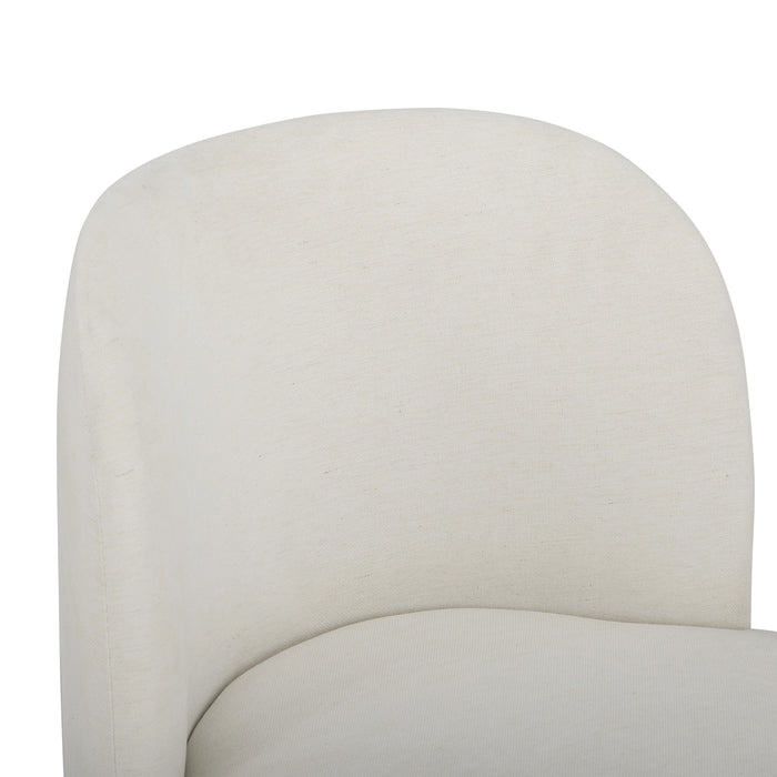 Persa Round Back Performance Chenille Dining Chair