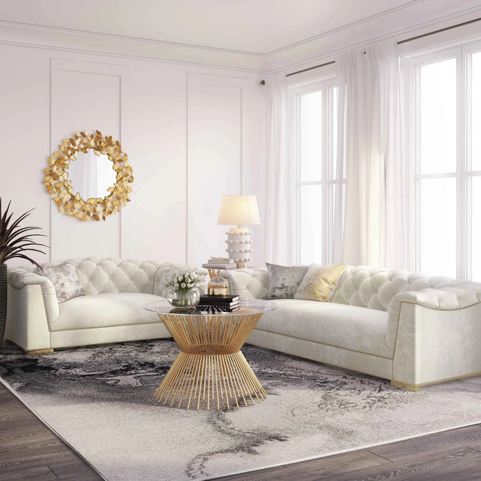 Farah 91" Performance Velvet Sofa