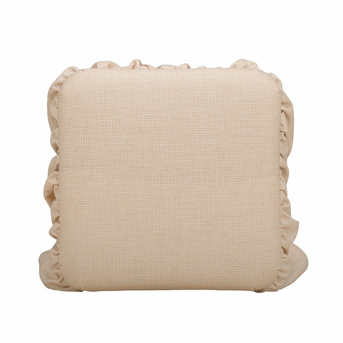 Gertrude Performance Linen Skirted Ottoman