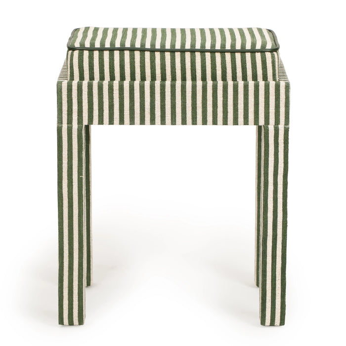 Kora Cotton Jute Contract-Grade Accent Stool