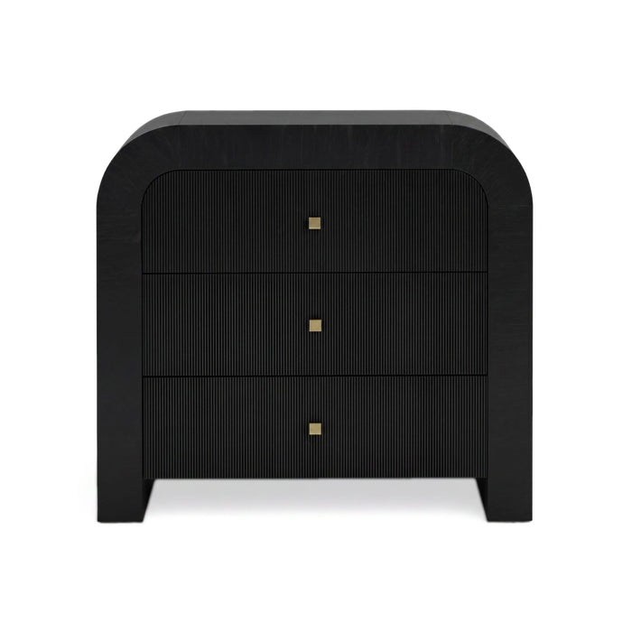 Hump 38" Arched 3-Drawer Bedside Chest