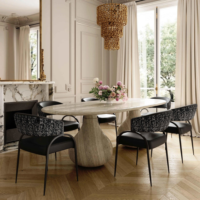 Tatum 2-Tone Performance Vegan Leather Dining Chair