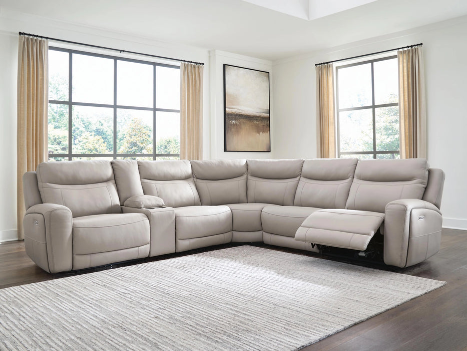 Gravier Power Reclining Sectional with Storage Console