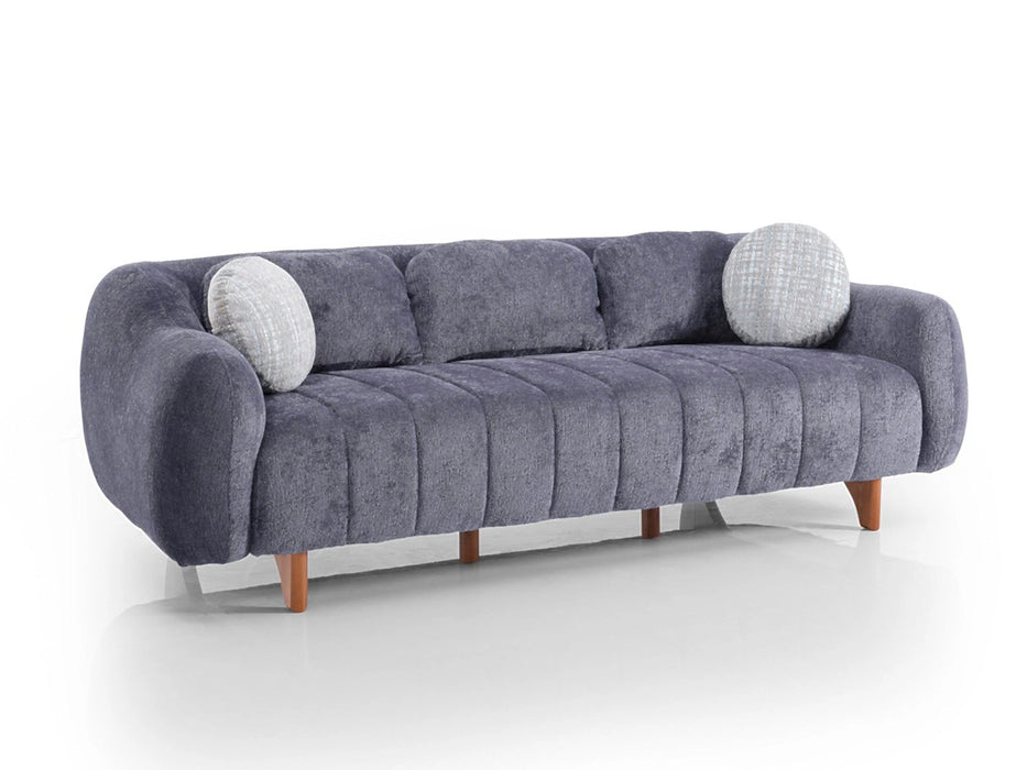 Snowy Stationary Sofa Anthracite