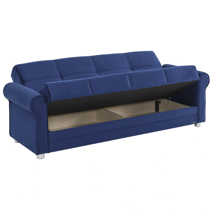 Ottomanson Sara Collection Upholstered Convertible Sofabed with Storage