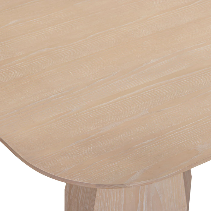Brocha 106" Ash Wood Rectangular Dining Table