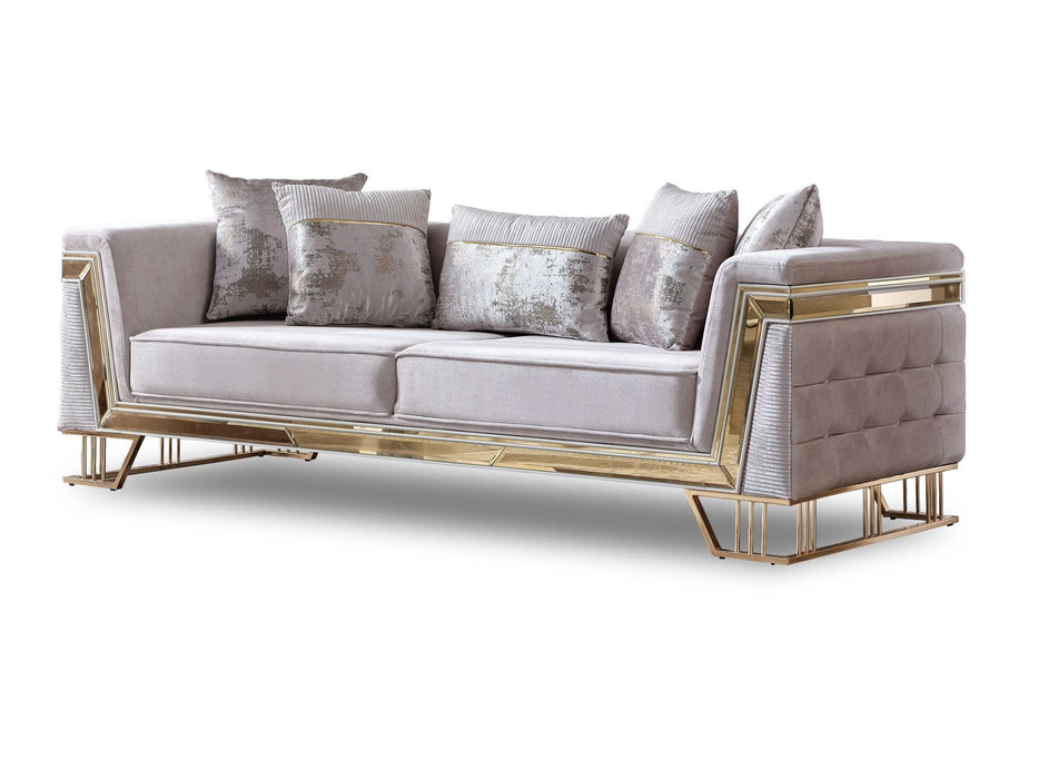 Munich Stationary Sofa Cream