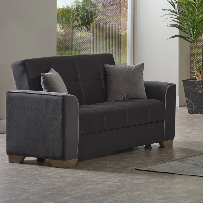 Ottomanson Dior Collection Convertible Loveseat with Storage