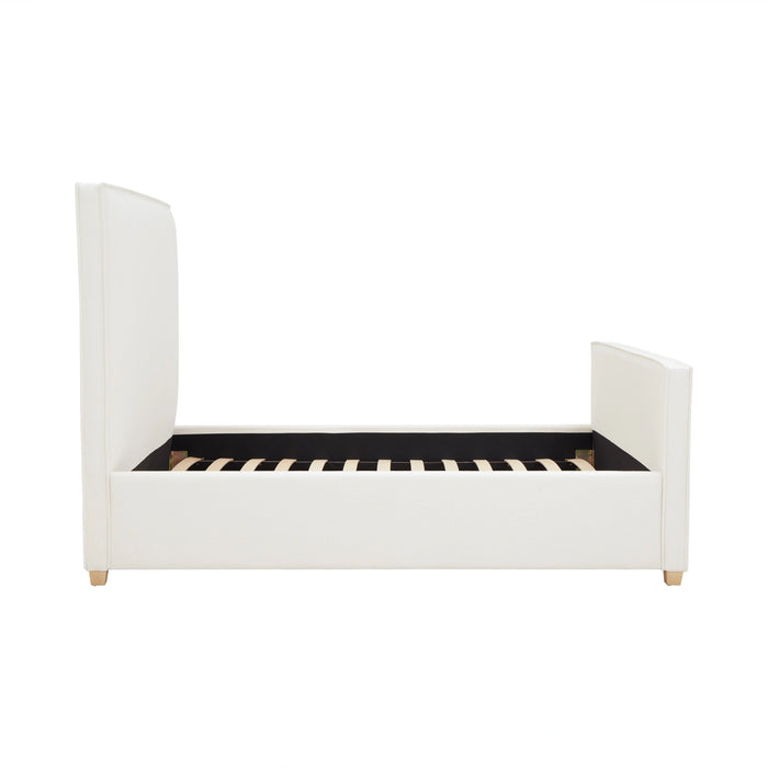 Bristol Park Ivory Contract-Grade Fabric Upholstered Bed