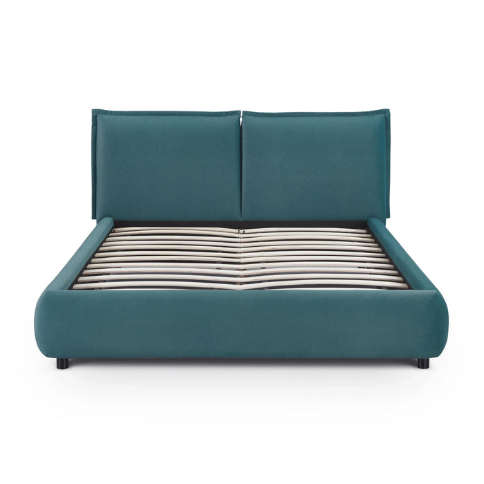 Mel Performance Faux Mohair Velvet Bed