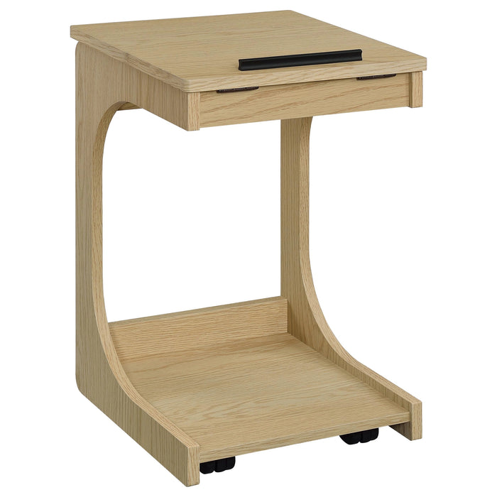 Ralston Lift-Top Side Table with Casters