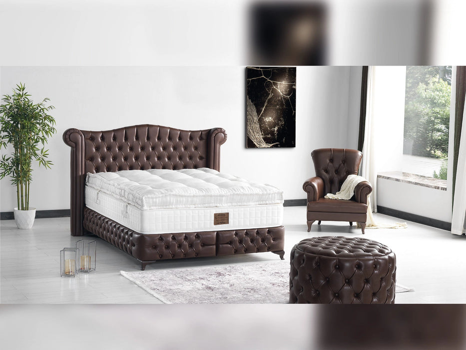 Monalisa Storage Bed With Headboard Brown