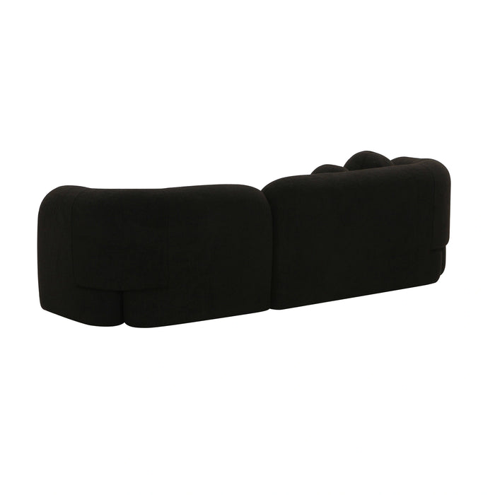 Amelie 91" Contract-Grade Faux Fur Sofa