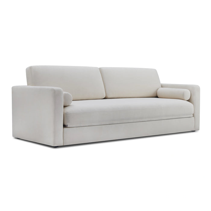 Ryan 91" Cream Upcycled Performance Linen Sofa Bed