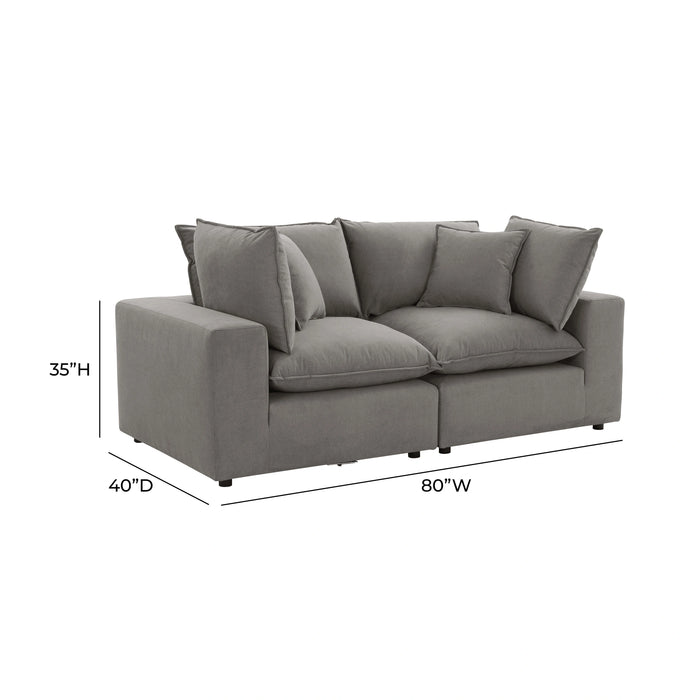 Cali 80" Modular Loveseat