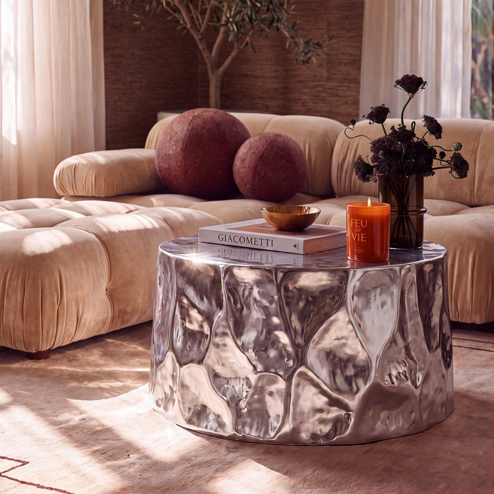 Forma 34" Chrome Coffee Table