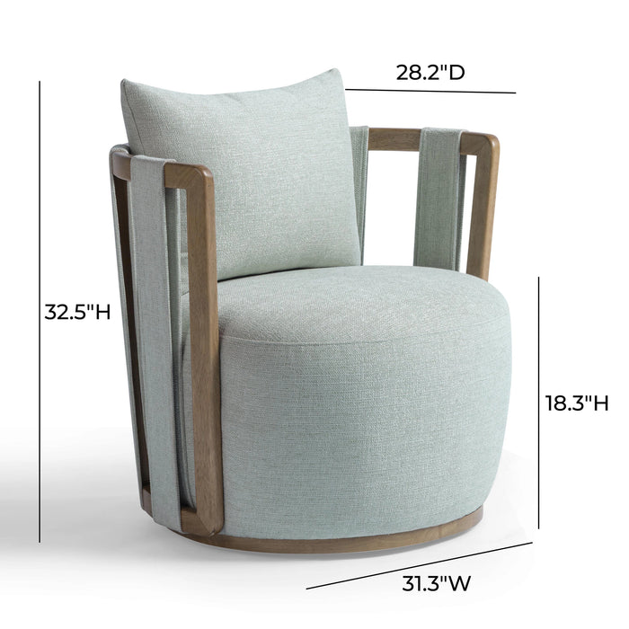 Paolo Swivel Accent Chair
