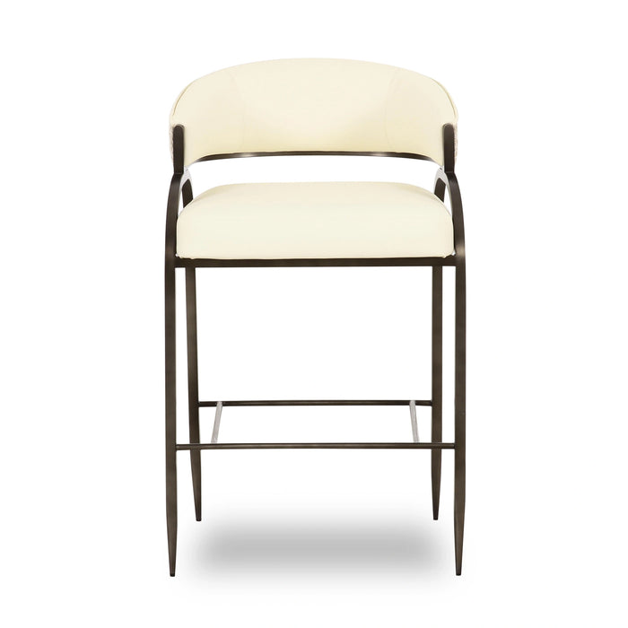 Tatum 2-Tone Performance Vegan Leather Counter Stool