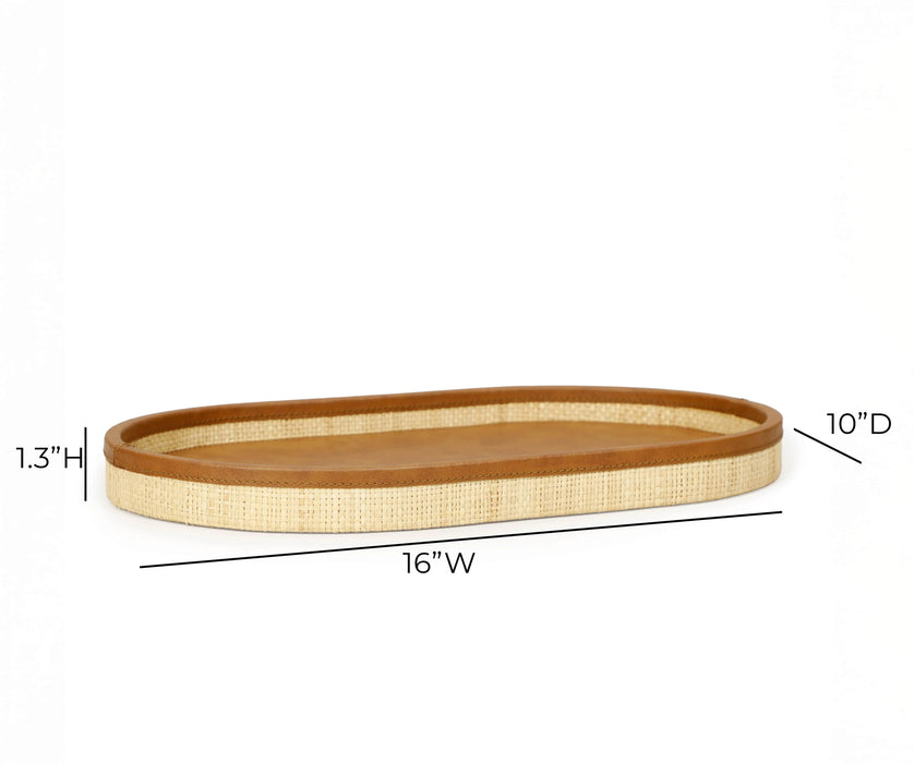 Hakiri Natural Raffia Contract-Grade Storage Tray